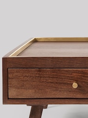 Swoon Mid Brown Fresco Mango Wood One-Drawer Coffee Table - Image 5 of 5