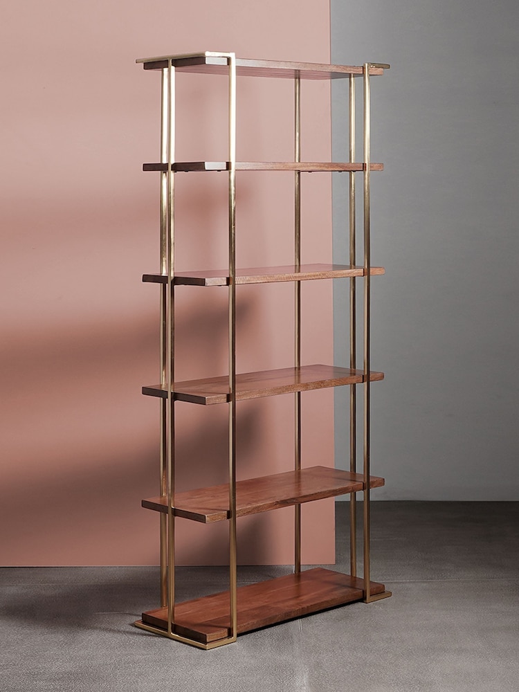 Swoon Light Brown Etna Mango Wood Shelving - Image 1 of 6