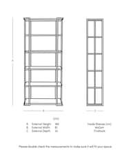 Swoon Light Brown Etna Mango Wood Shelving - Image 4 of 6
