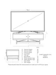 Swoon Light Brown Halle Mango Wood Media Unit - Image 6 of 6