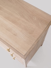 Swoon Light Brown Redditch Mango Wood Three-Drawer Chest Of Drawers - Image 7 of 8