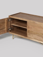 Swoon Light Brown Halle Mango Wood Media Unit - Image 4 of 6