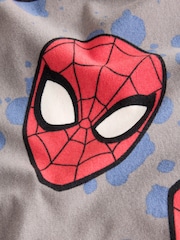 أحمر/رمادي Spiderman - بيجامة فردية صوف مريحة مرخصة (12 شهور-10 سنوات) - صورة 7 من 7
