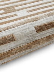 Think Rugs Beige Mirage MR16 Modern Abstract Rug - Image 5 of 6
