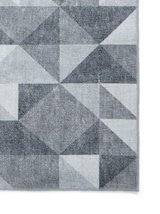 Think Rugs Grey Coral H1057 Modern Geometric Rug - Image 4 of 6