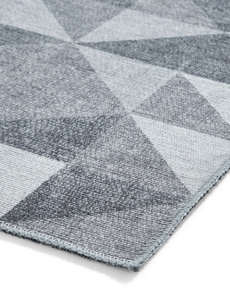 Think Rugs Grey Coral H1057 Modern Geometric Rug - Image 6 of 6