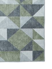 Think Rugs Green Coral H1057 Modern Geometric Rug - Image 6 of 6