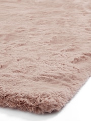 Think Rugs Rose Super Teddy Plain Shaggy Rug - Image 5 of 6