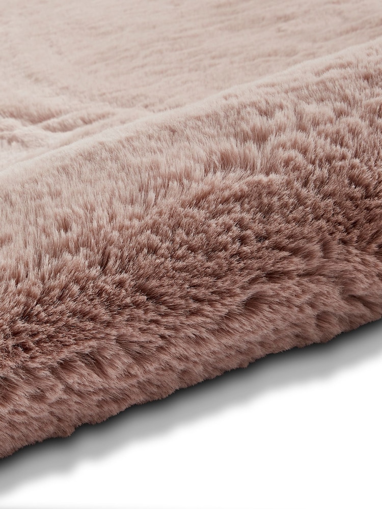 Think Rugs Rose Super Teddy Plain Shaggy Rug - Image 6 of 6