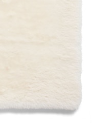 Think Rugs Ivory Super Teddy Plain Shaggy Rug - Image 4 of 6