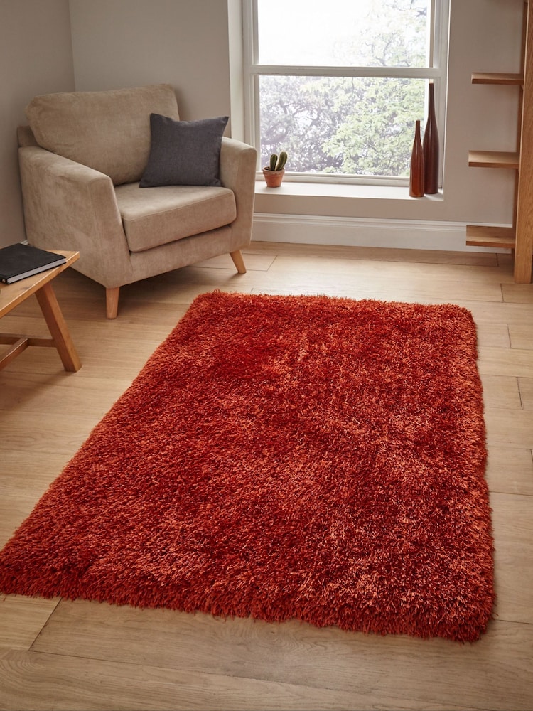 Think Rugs Terra Montana Plain Shaggy Rug - Image 1 of 3