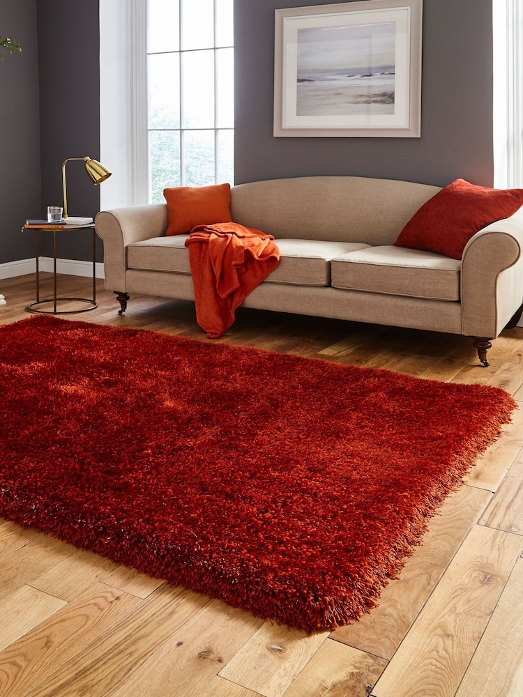 Think Rugs Terra Montana Plain Shaggy Rug - Image 2 of 3