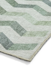 Think Rugs Green Coral H1059 Modern Geometric Rug - Image 5 of 6