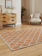 Think Rugs Yellow Coral H1063 Modern Rug - Image 2 of 6