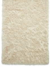 Think Rugs Beige Polar Plush Plain Shaggy Rug - Image 3 of 6