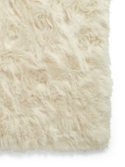 Think Rugs Beige Polar Plush Plain Shaggy Rug - Image 4 of 6