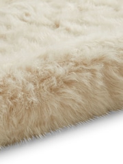 Think Rugs Beige Polar Plush Plain Shaggy Rug - Image 6 of 6