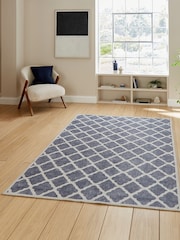 Think Rugs Blue Coral H1063 Modern Rug - Image 1 of 6
