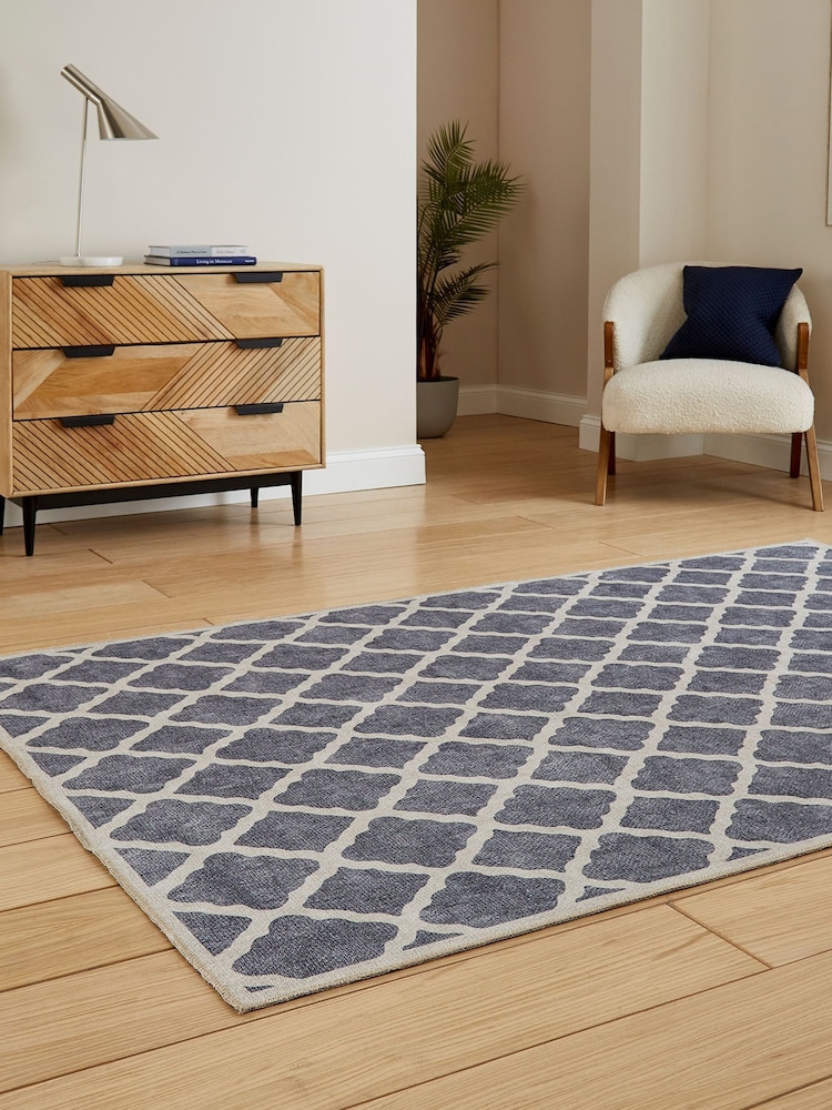 Think Rugs Blue Coral H1063 Modern Rug - Image 2 of 6