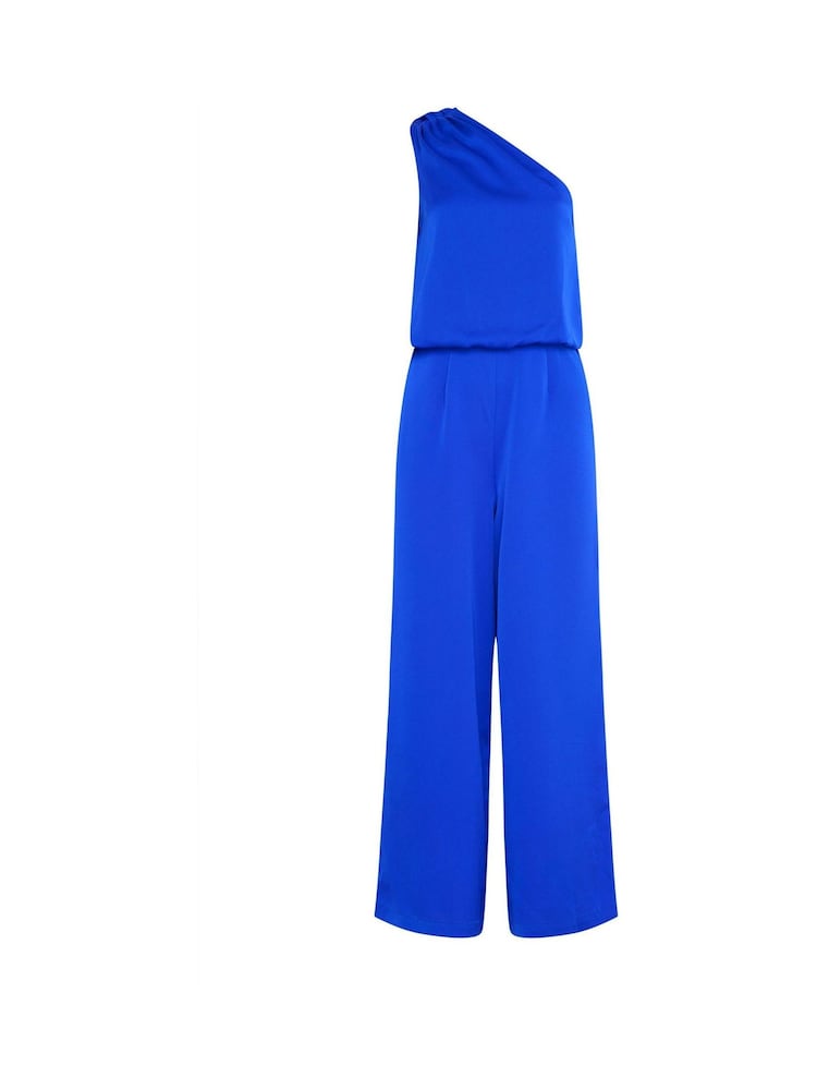 Star by Julien MacDonald Blue Tie Neck Jumpsuit - Image 5 of 5