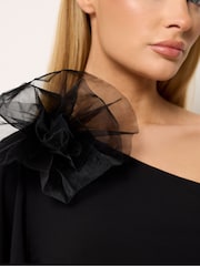 ブラック - Star by Julien MacDonald Wide Leg Corsage Jumpsuit - 画像 5 / 6