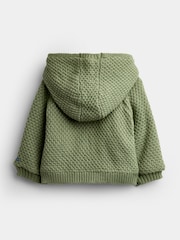 Cardigan tricotat cu glugă JoJo Maman Bébé - Imaginea 2 din 4