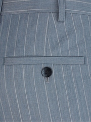 Skopes Blue Levins Tailored Fit Stripe Suit Trousers - Image 5 of 5