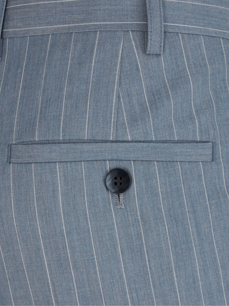 Skopes Blue Levins Tailored Fit Stripe Suit Trousers - Image 5 of 5 Skopes Blue Levins Tailored Fit Stripe Suit Trousers - Image 5 of 5