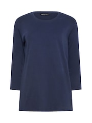 Azul - M&Co 3/4 Camisetas de manga corta con cuello redondo 2 Pack - Imagen 8 de 8