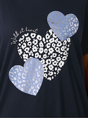 Yours Curve Blue Midaxi Nightdress 2 Pack - Image 6 of 7