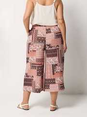 برتقالي - سروال قصير واسع جيرسيه مقاس كبير من Yours  - Image 3 of 5