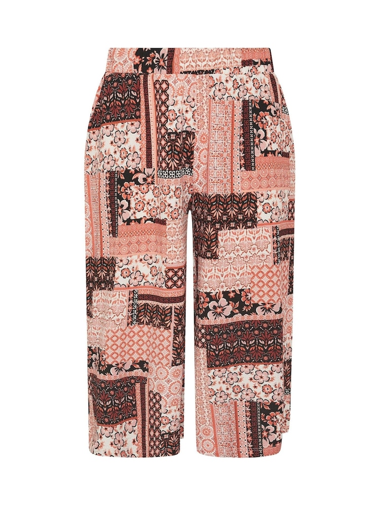 برتقالي - سروال قصير واسع جيرسيه مقاس كبير من Yours  - Image 5 of 5