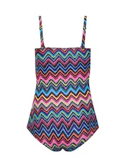 Yours Curve Ivory Bandeau Swimsuit - Image 7 of 7