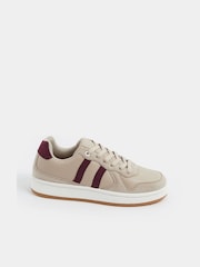 Yours Curve Natural E Wide Fit Padded Lace Up Trainers - Image 3 of 5