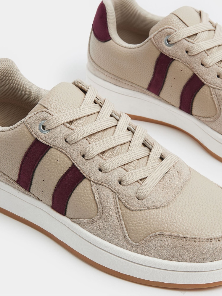 Yours Curve Natural E Wide Fit Padded Lace Up Trainers - Image 5 of 5