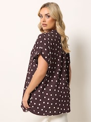 Yours Curve Brown Grown On Shirt - Image 3 of 5