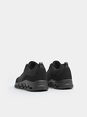 Yours Curve Black Extra Wide Fit Contrast Chunky Runner Trainers - Image 4 of 4