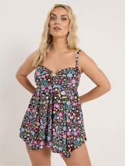 Черный - танкини асимметричной длины Yours Curve - Изображение 1 6