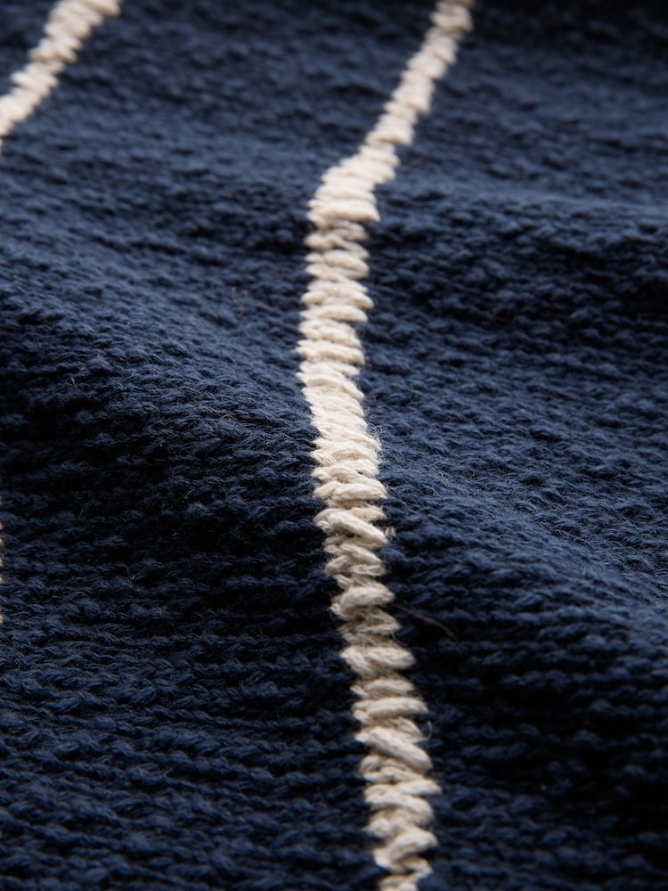 Celtic & Co. Blue Linen Blend Drop Stitch Vest Top - Image 6 of 6