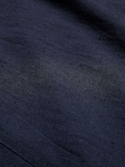 Celtic & Co. Blue Linen Blend Woven Maxi Skirt - Image 5 of 6