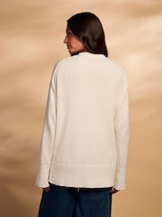 Celtic & Co. Cotton Blend Drop Shoulder Slouch Cardigan - Imaginea 5 din 10