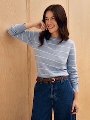 Celtic & Co. Merino Fine Knit Boat Neck Jumper - Imaginea 4 din 7