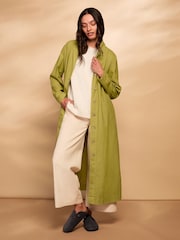 Celtic & Co. Linen Blend Longline Overshirt Dress - Imagen 6 de 6