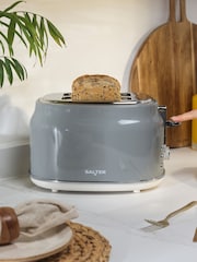 Salter Grey Retro 2-Slice Toaster - Image 10 of 12