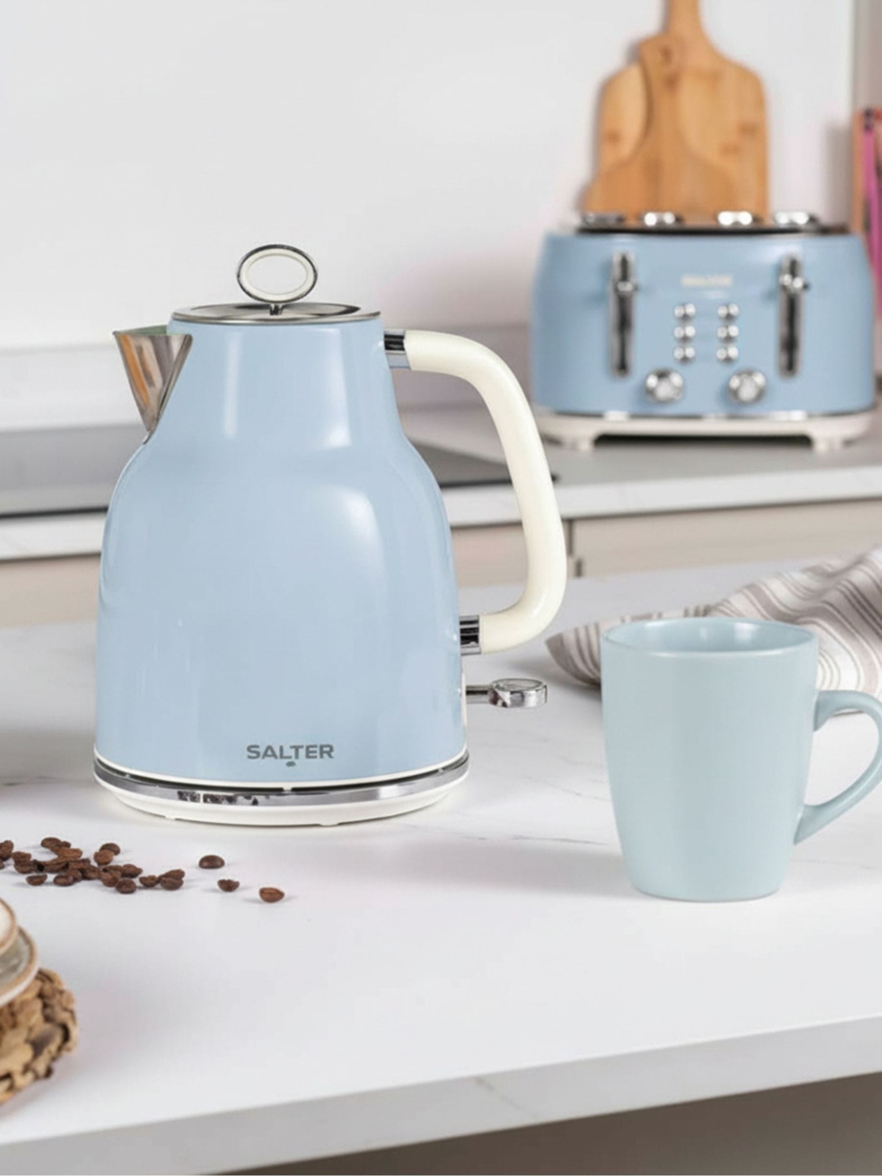 Buy Salter Blue Retro Kettle from the Next UK online shop