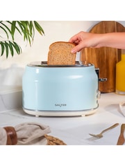 Salter Blue Retro 2-Slice Toaster - Image 3 of 6