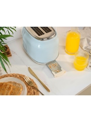 Salter Blue Retro 2-Slice Toaster - Image 5 of 6