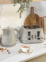 Salter Beige Ripple 4-Slice Toaster - Image 2 of 9