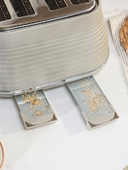 Salter Beige Ripple 4-Slice Toaster - Image 3 of 9
