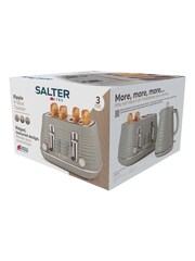 Salter Beige Ripple 4-Slice Toaster - Image 6 of 9